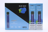 Original Iget XXL 1800 Puffs Disposable Pod Cigarettes Device 950mAh Battery 2.4ml Prefilled Cartridge Vape Pen