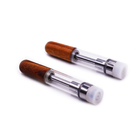 Wood material pen ceramic coil vaporizer cartridge 510 thread 1.0ml no leaking