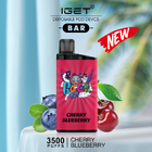 Iget Bar 3500 puffs New Flavors Available 12ml 5% nicotine Disposable Vape pens